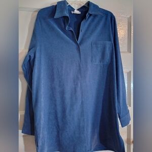 Bridgewater XT blue women's button down shirt